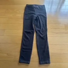 UNIQLO 黒 デニム 裏起毛 使用感あり