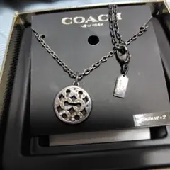 COACH シルバーネックレス 16