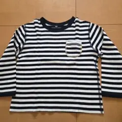 シューラルー　長袖カットソー 黒と白のストライプ☆