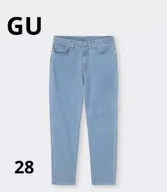 GU デニム　ストレッチスリムジーンズ（股下76cm）　ブルー　メンズ28インチ