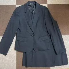 【入学式スーツ】Priories 紺色ストライプ スーツ上11号下9号