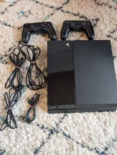 【ジャンク品】PlayStation 4 本体 コントローラー2台