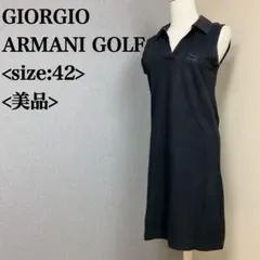 Giorgio Armani Golf ノースリーブワンピース ネイビー