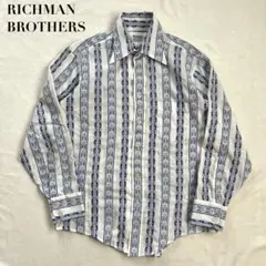 70s RICHMAN BROTHERES リッチマンブラザーズストライプシャツ