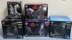 一番くじ ゴジラ 怪獣乱舞 荒ぶるモノ フィギュア 5種コンプ+おまけ付き