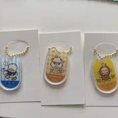 アヒルのペックル・コロコロクリリン・おさるのもんきち アクリルキーホルダーセット