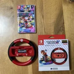美品 マリオカート8デラックス ハンドル付き