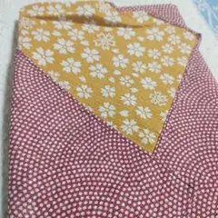 日本製 【 綿100% 】 両面風呂敷　むす美　小紋　桜　ハンカチ　リバーシブル