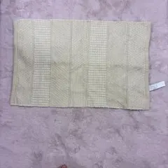 MUJI クリーム色 玄関マット 約60cm x 90cm