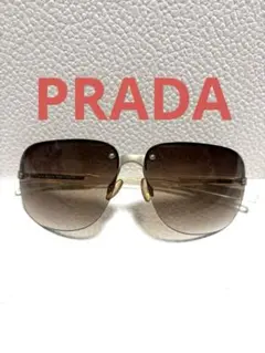 PRADA プラダ サングラス 茶 ブラウン SPR61C ヴィンテージ レトロのサムネイル
