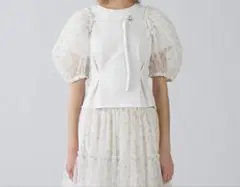 新品■GUボレロセットT by rokh 白【ボレロのみ】