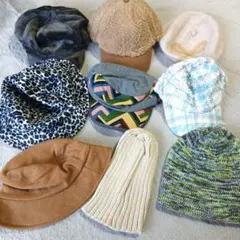 蘇*芳様 ⭐未使用品 レディース用 帽子 9点セット