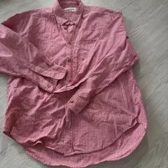 メンズ長袖シャツギンガムチェック