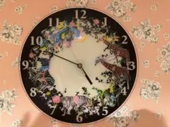 Concept Found 掛け時計 アニマルウォールクロック ブラック