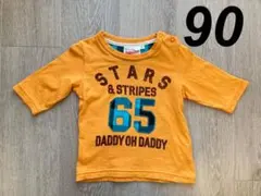 Daddy oh Daddy オレンジ Tシャツ 七分袖 90 男の子 女の子のサムネイル