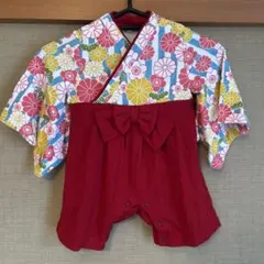 袴　ロンパース　70センチ