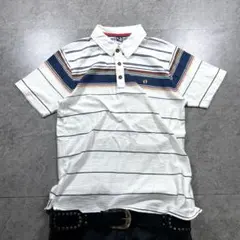 00s【archive】polo shirt/Y2K/swag/c-boy/横縞