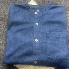 UNIQLO ダークブルー デニムシャツ Sサイズ