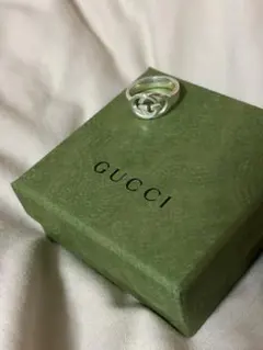 GUCCI】サイズ13 インターロッキングG ワイドリング 661513 - メルカリ