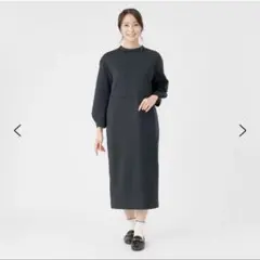 【超美品】セレモニーワンピース 濃紺 ネイビー 上品シルエット