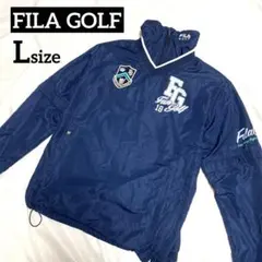フィラ　ゴルフ　ウェア　ネックウォーマー　防寒　上着　ネイビー　L 3way