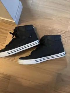 SUPRA ブラック ハイカットスニーカー
