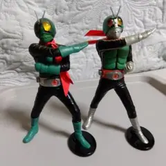 仮面ライダー 旧新1号リアルフィギュア 2体セット