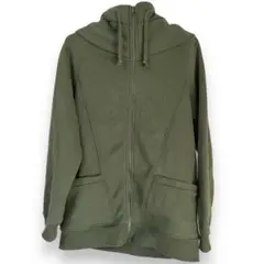 パーカー フルジップ グリーン S 襟収納フード ロデオクラウンズ RCWB