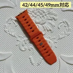 コンパチブル Apple watch バンド シリコン 長さ調整可能