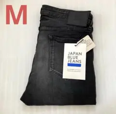 新品 M ジャパンブルー ジーンズ デニム 桃太郎 児島 パンツ ズボン 黒のサムネイル