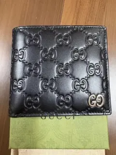 ⭐︎希少⭐︎グッチ マネークリップ 札入れ 財布 シマレザー GG柄 ブラック ロゴ ⭐︎希少⭐︎グッチ マネークリップ 札入れ 財布 シマレザー GG柄