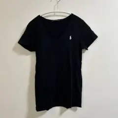 Ralph Lauren Sport ブラック Vネック Tシャツ M