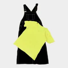 ダークブルーサロペットとTシャツセット