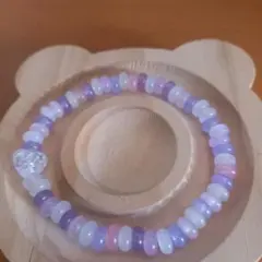 ブレスレット 16cm ハートチャーム付き