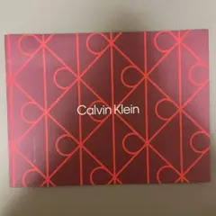 Calvin Klein ショッパー大 ギフトラッピング ホリデー限定 赤