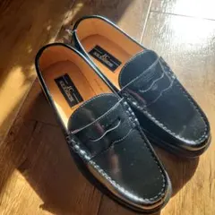 黒のローファー 25.0cm