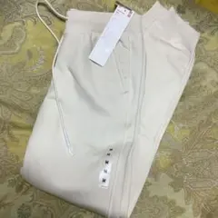 新品 UNIQLO ユニクロ ヒートテックボアスウェットパンツ オフホワイト M