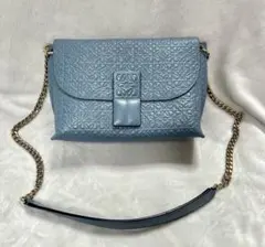 LOEWE ロエベ アベニュー アナグラム型押し チェーンショルダavenue