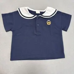 SIMPLE FREE セーラー襟 Tシャツ 80 アカチャンホンポのサムネイル