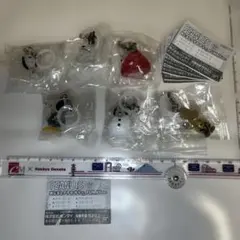 ガチャのPEANUTSめじるしアクセサリーFUNNYver.全6個コンプセット