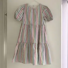 crewcuts マルチカラー ストライプ 半袖ワンピースのサムネイル