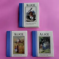 不思議の国のアリス　メモ帳　３冊セット