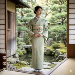 白掛下に比翼地赤波と鶴柄ア 白掛下に比翼地赤波と鶴柄ア | Mercari