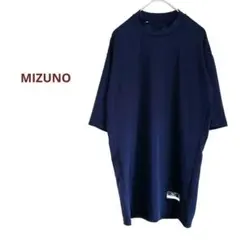 MIZUNO　ミズノ　5分袖　アンダーウェア　ストレッチ　ネイビー