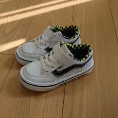 VANS キッズスニーカー ホワイト/チェック柄　16センチ