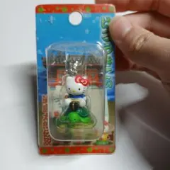 平成レトロ　ご当地 ハローキティ ストラップ 浦島太郎伝説