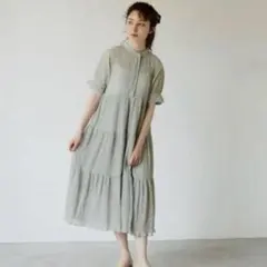 idem crinkle tiered onepiece ワンピースのサムネイル