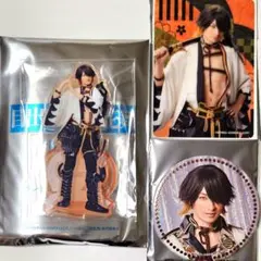 刀ミュ 十周年 祝賀祭 ドーム　長曽祢虎徹 伊万里有　アクスタ 缶バッジ カード