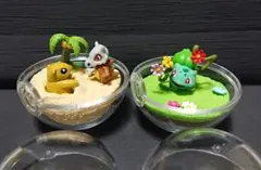 ポケモン テラリウムコレクション 1 フシギダネ 2 サンド & カラカラ