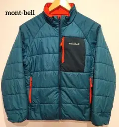 k*中様 モンベル キッズ サーマラップパーカ 150 中綿 リバーシブル